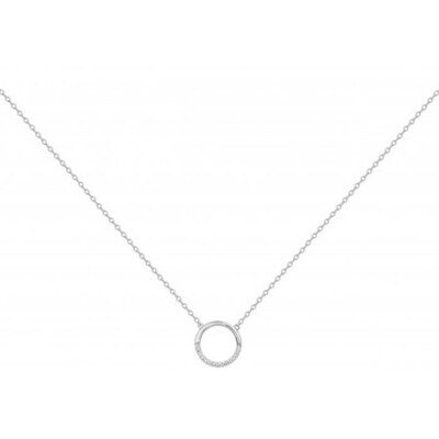 Collier en argent et oxyde de zirconium