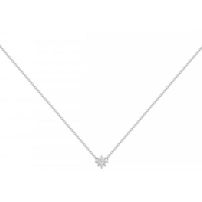 Collier en argent et oxyde de zirconium