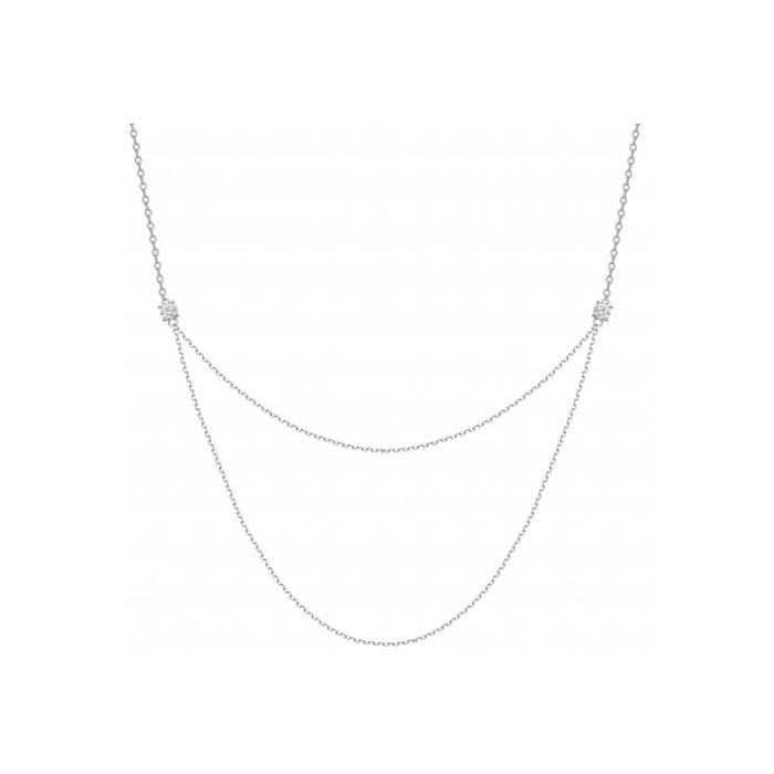 Collier en argent et oxyde de zirconium