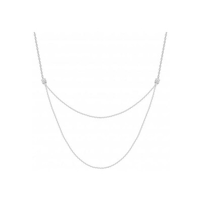 Collier en argent et oxyde de zirconium