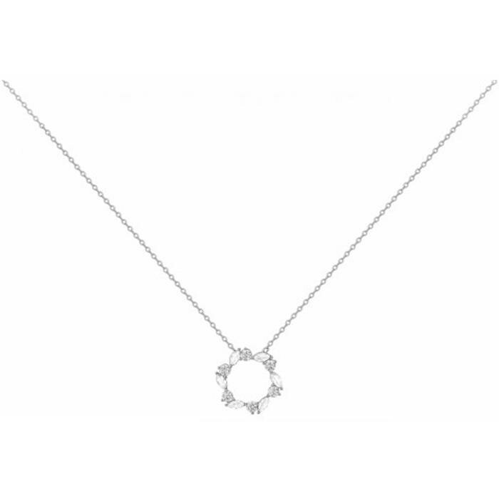 Collier en argent et oxyde de zirconium