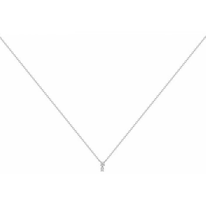 Collier en argent et oxyde de zirconium