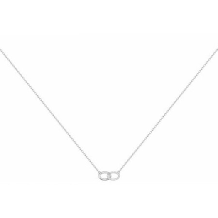 Collier en argent et oxyde de zirconium