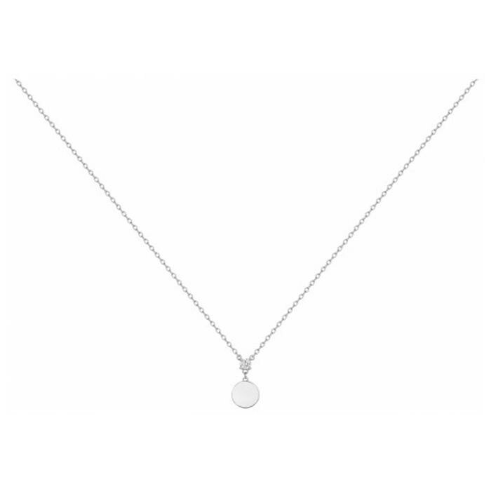 Collier en argent et oxyde de zirconium