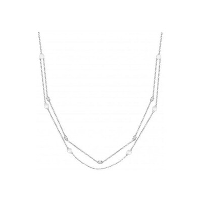 Collier en argent et oxyde de zirconium