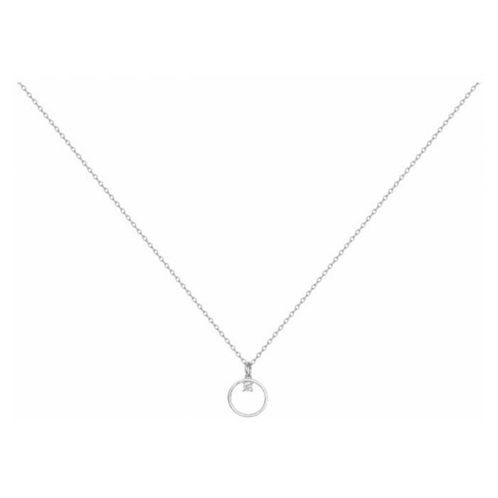 Collier en argent et oxyde de zirconium