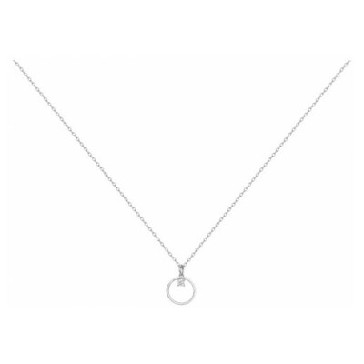 Collier en argent et oxyde de zirconium