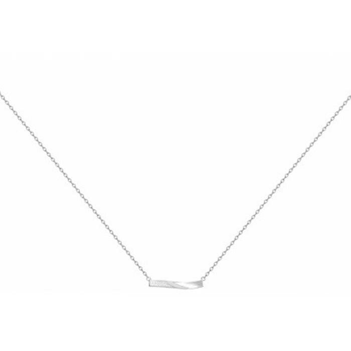 Collier en argent et oxyde de zirconium