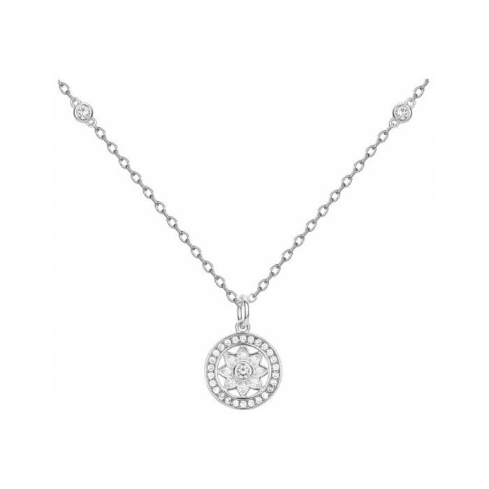 Collier en argent et oxyde de zirconium