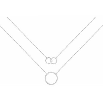 Collier en argent et oxyde de zirconium