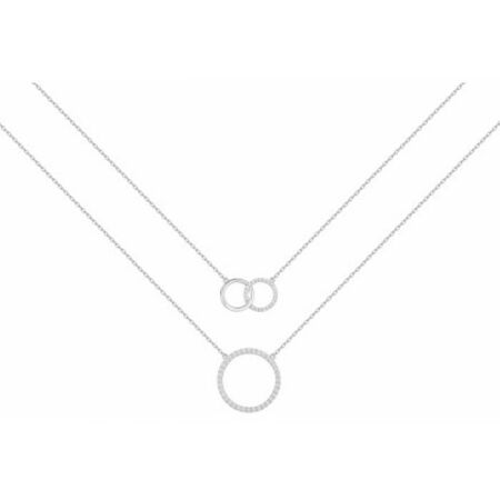 Collier en argent et oxyde de zirconium