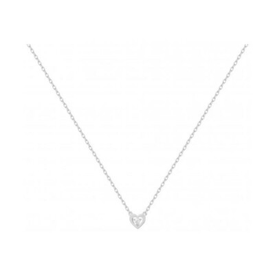 Collier en argent et oxyde de zirconium