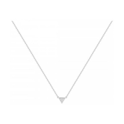 Collier en argent et oxyde de zirconium