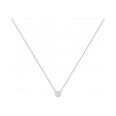 Collier en argent et oxyde de zirconium