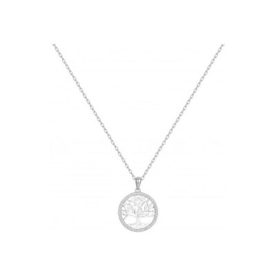 Collier en argent et oxyde de zirconium