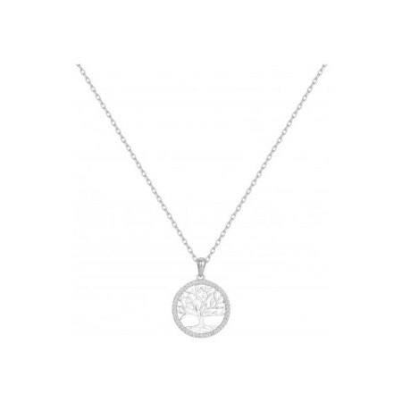 Collier en argent et oxyde de zirconium