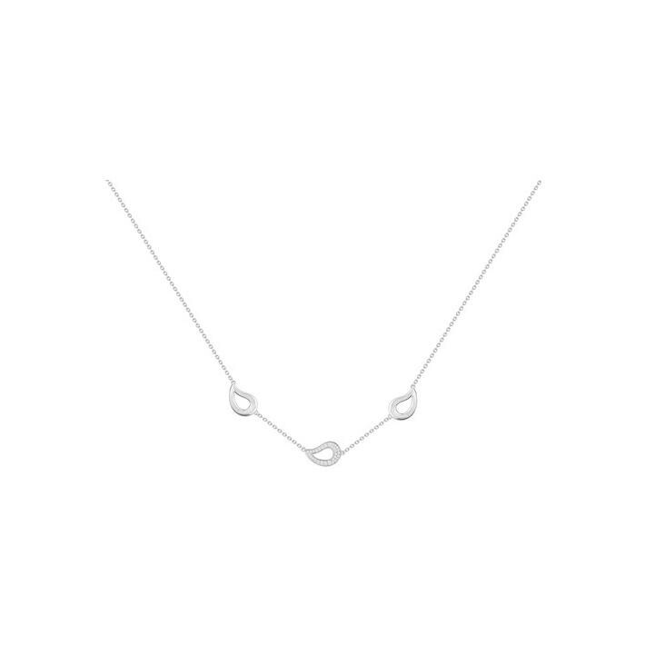 Collier multi-motifs en argent et oxydes de zirconium