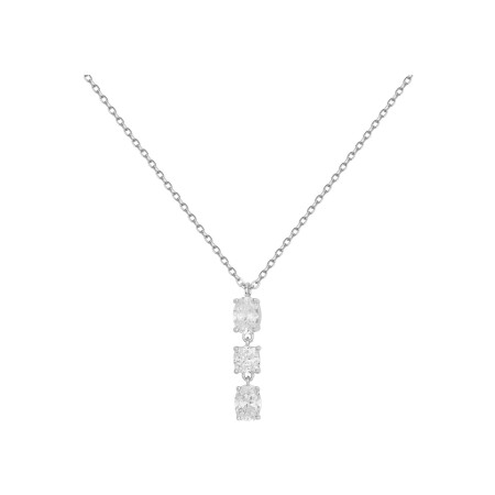 Collier en argent et oxydes de zirconium