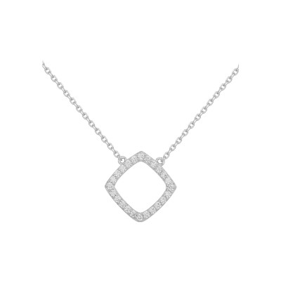 Collier en argent et oxydes de zirconium