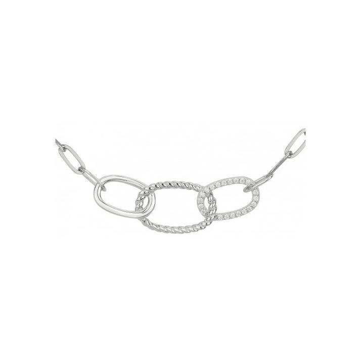 Collier en argent et oxydes de zirconium