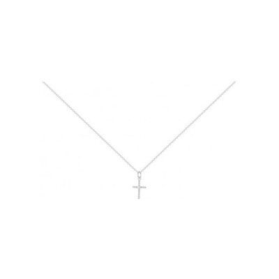 Collier en argent et oxydes de zirconium