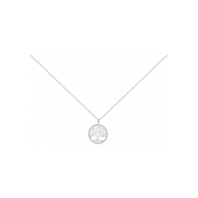 Collier en argent et oxydes de zirconium