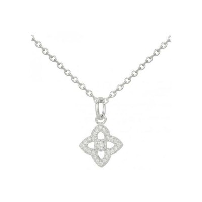 Collier en argent et oxydes de zirconium