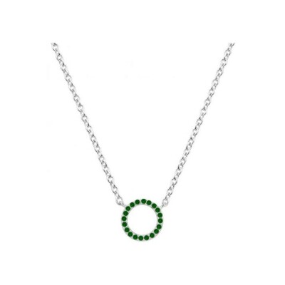 Collier en argent et oxydes de zirconium