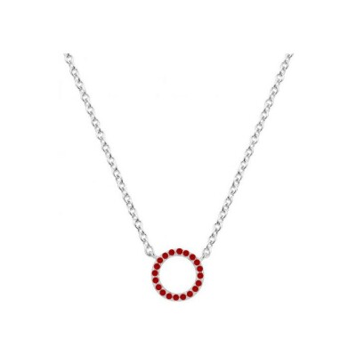 Collier en argent et oxydes de zirconium