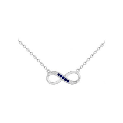 Collier en argent et oxydes de zirconium