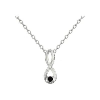 Collier en argent et oxyde de zirconium