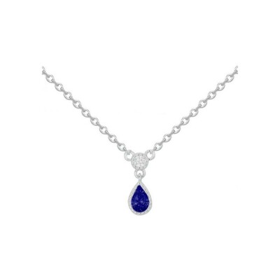 Collier en argent et oxydes de zirconium