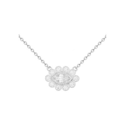 Collier en argent et oxydes de zirconium