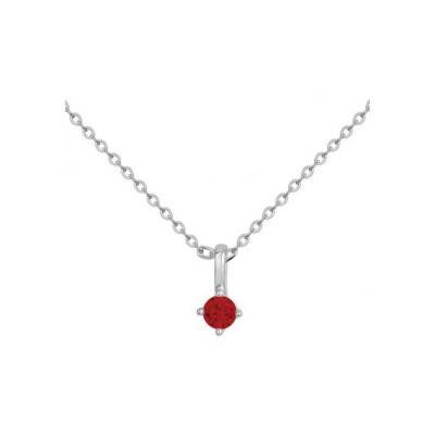Collier en argent et oxyde de zirconium