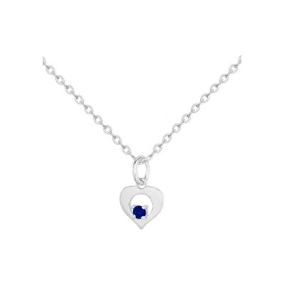 Collier en argent et oxyde de zirconium