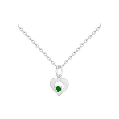 Collier en argent et oxyde de zirconium