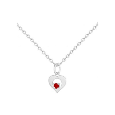 Collier en argent et oxyde de zirconium