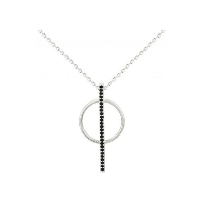 Collier en argent et oxydes de zirconium