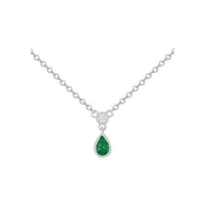 Collier en argent et oxydes de zirconium