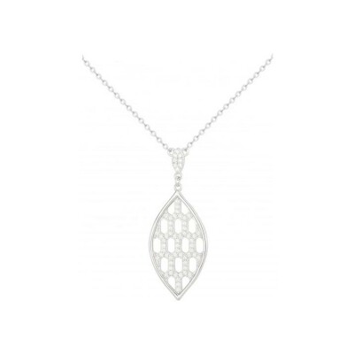 Collier en argent et oxydes de zirconium