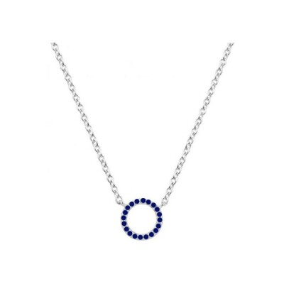 Collier en argent et oxydes de zirconium