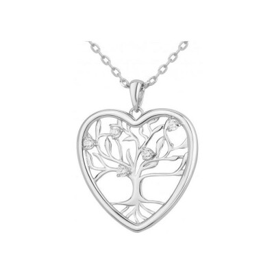 Collier en argent et oxyde de zirconium