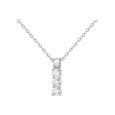 Collier en argent et oxyde de zirconium