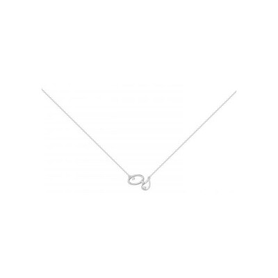 Collier en argent et oxyde de zirconium - 42+3cm