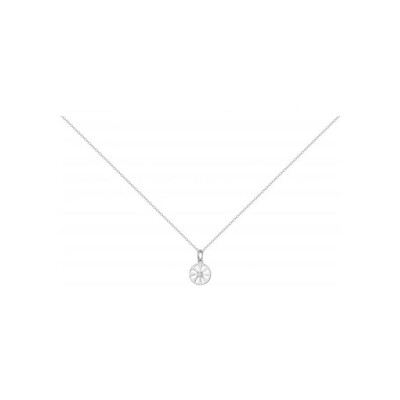 Collier en argent et oxyde de zirconium - 42+3cm