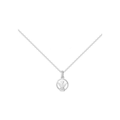 Collier en argent et oxyde de zirconium - 40+5cm