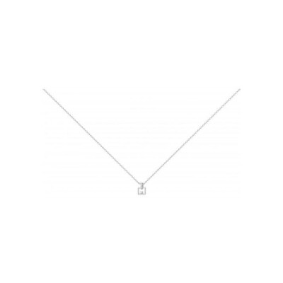Collier en argent et oxyde de zirconium - 42+3cm