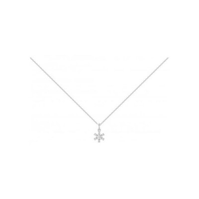 Collier en argent et oxyde de zirconium - 42+3cm