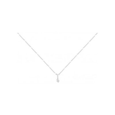 Collier en argent et oxyde de zirconium - 42+3cm