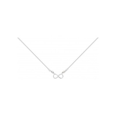 Collier en argent et oxyde de zirconium - 42+3cm
